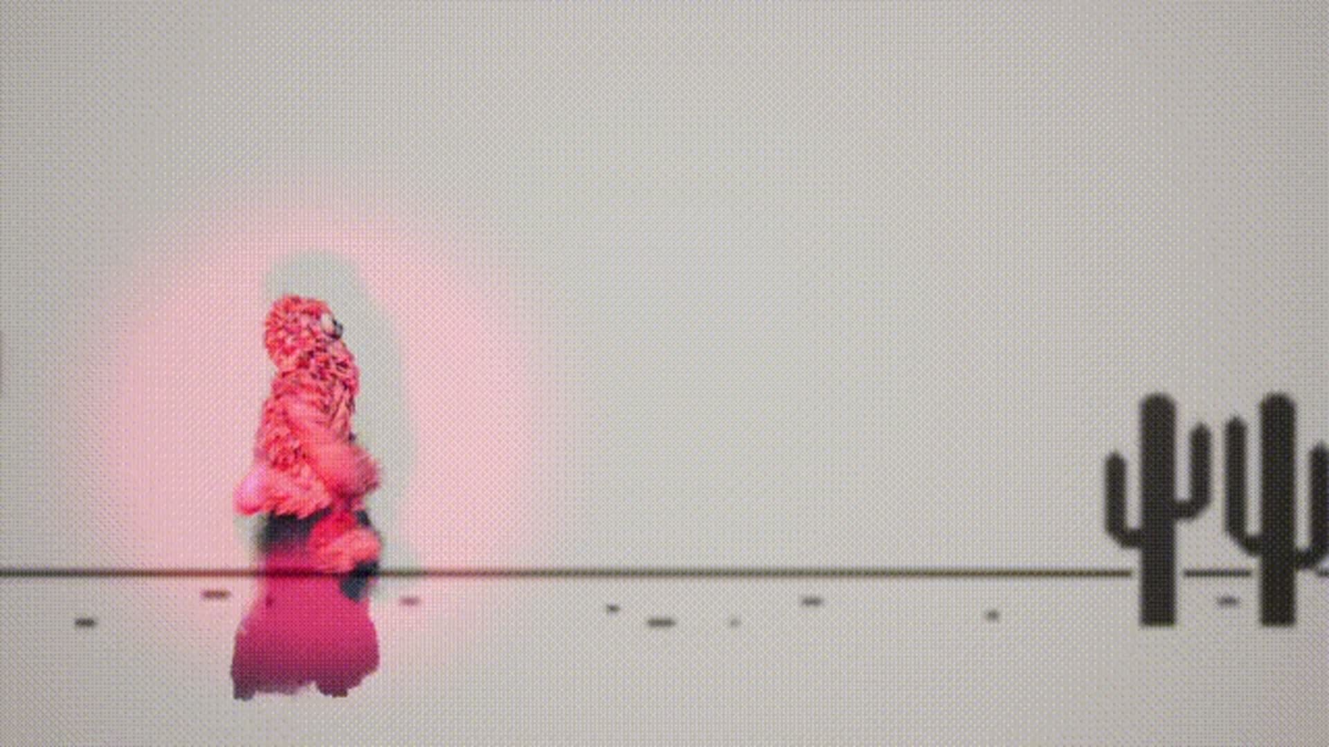 Character running shot