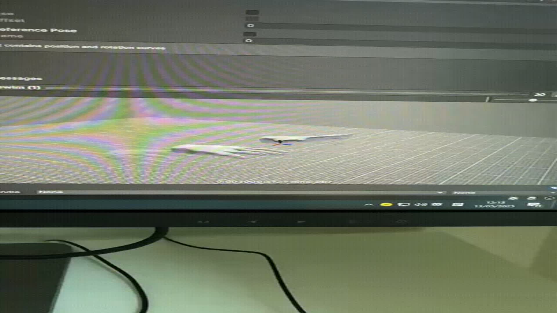 Hand guiding animation