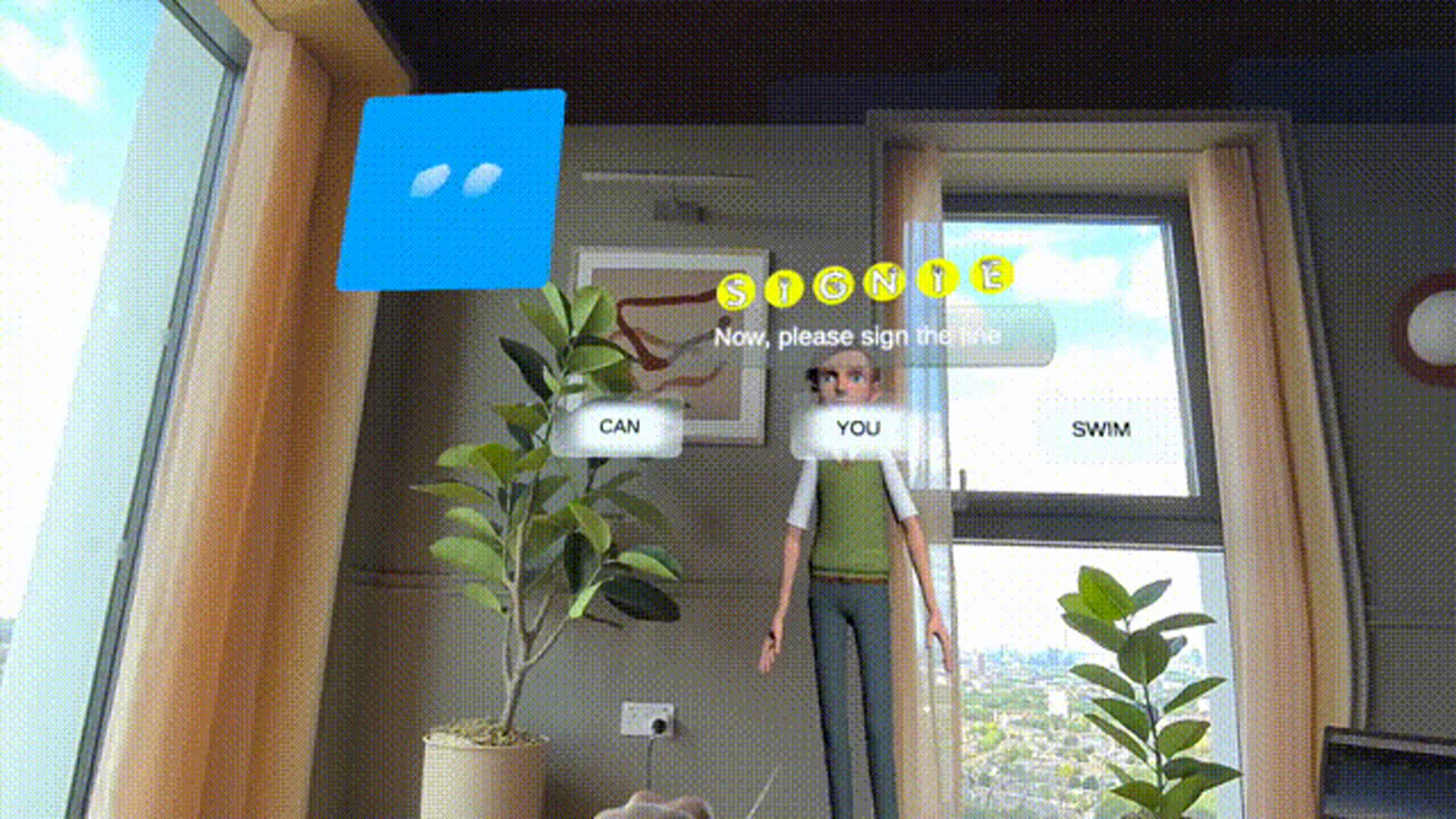Test 1 — Hand gesture test